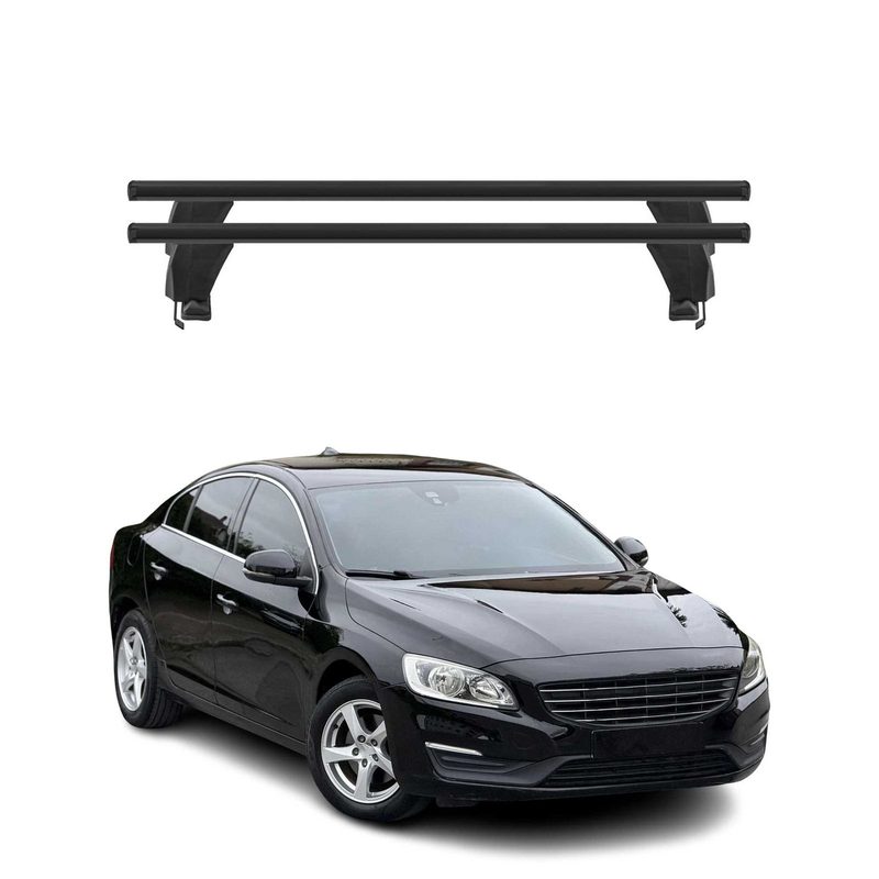 2011-2018 Volvo S60 Roof Rack Cross Bars Black