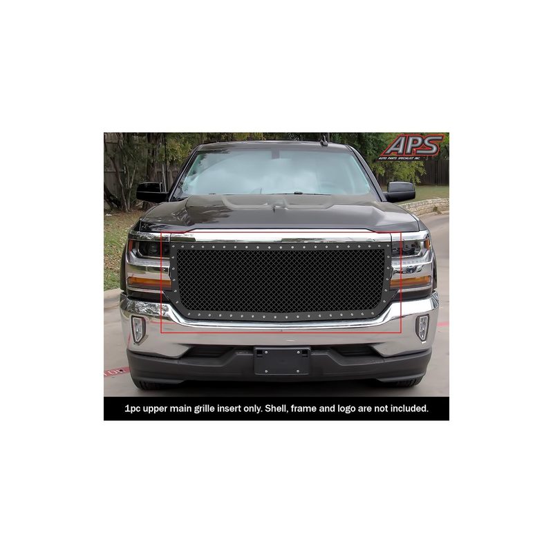 Fits 2016-2019 Chevy Silverado 1500 (APS-GR03LFC75K)