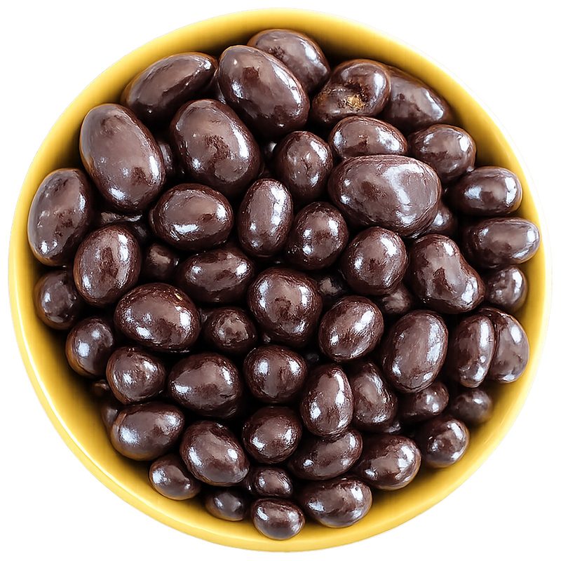 Nuez De Macadamia Cubierta Con Chocolate Sin Azúcar