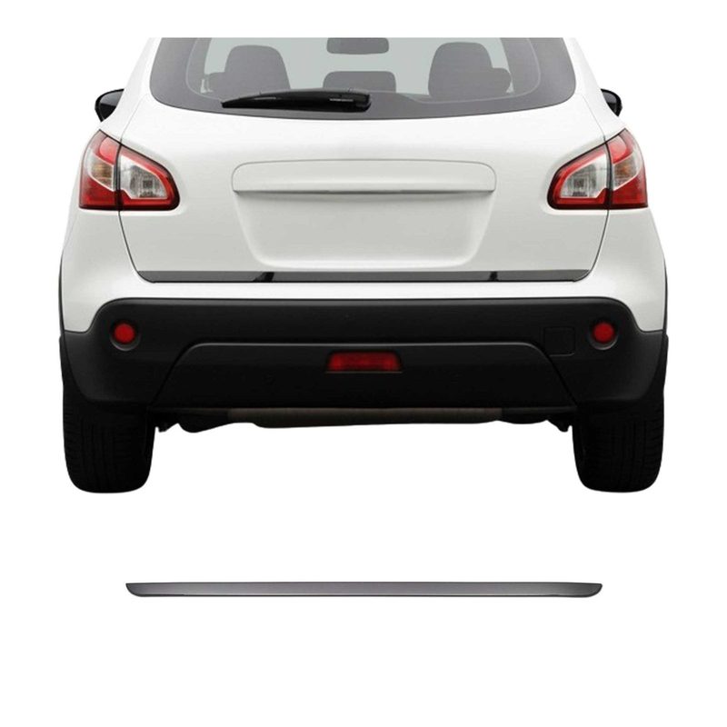 2017-2022 Nissan Rogue Sport Rear Trunk Molding Trim Stainless Steel Dark