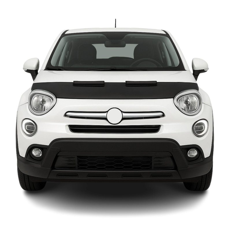 2016-2023 Fiat 500X Car Bonnet Mask Hood Bra Black 1 Pc