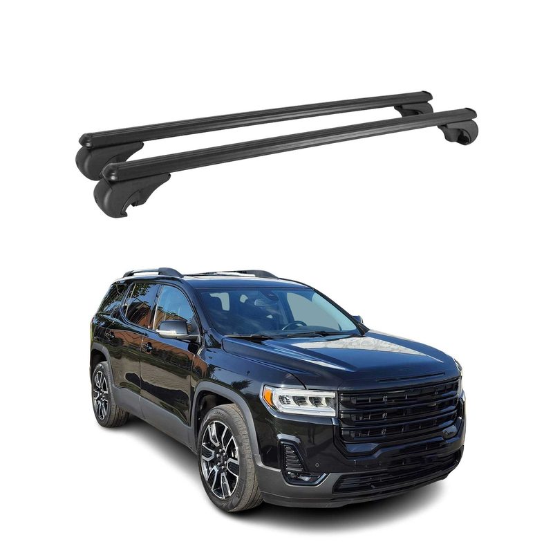 2017-2023 GMC Acadia Roof Rack Cross Bars Black
