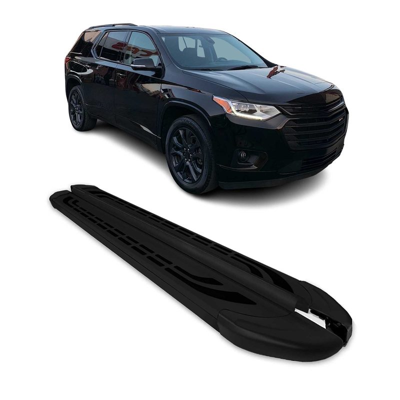 2018-2023 Chevrolet Traverse Nerf Bar Side Step Running Boards Alu 2x