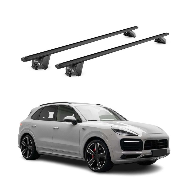2017-2026 Porsche Cayenne Roof Rack Cross Bars Black