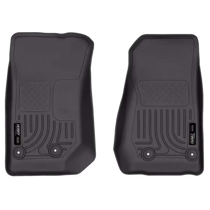 Tapete Husky Weatherbeater 1ra Fila Color Negro para Wrangler JK 07 - 18