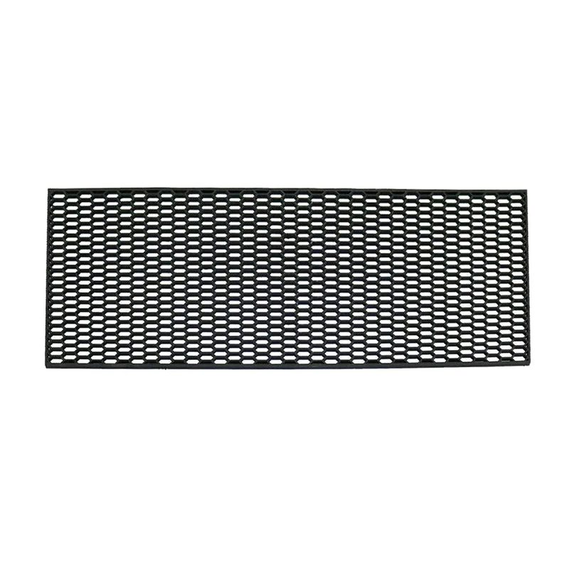 28.74" x 8.26” Trimmable Black ABS Plastic Honeycomb Mesh Grill Spoiler Bumper