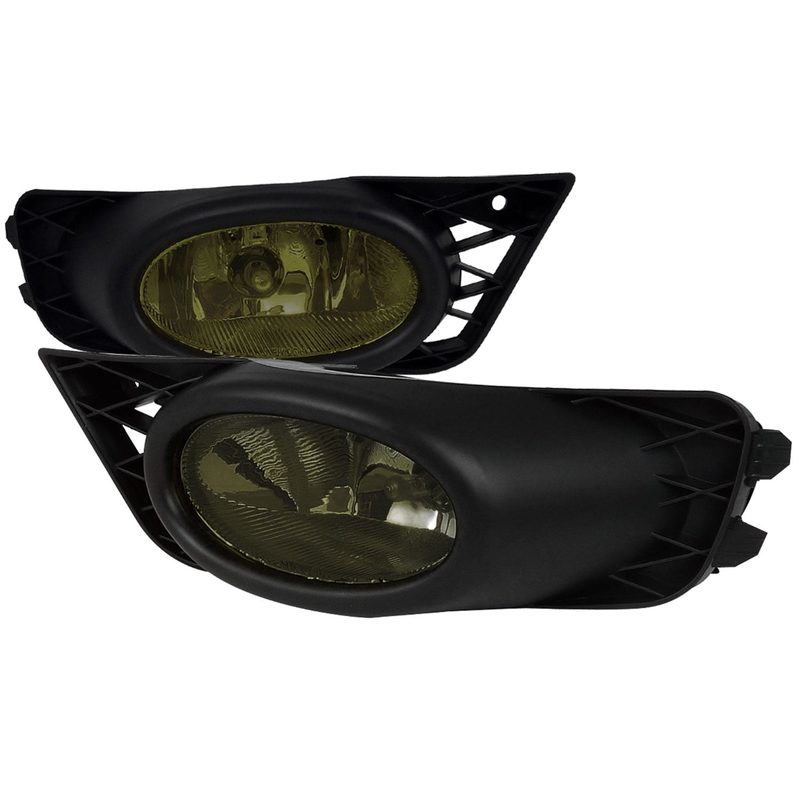 2009-2011 Honda Civic Sedan H11 Fog Lights Chrome Housing/Smoke Lens
