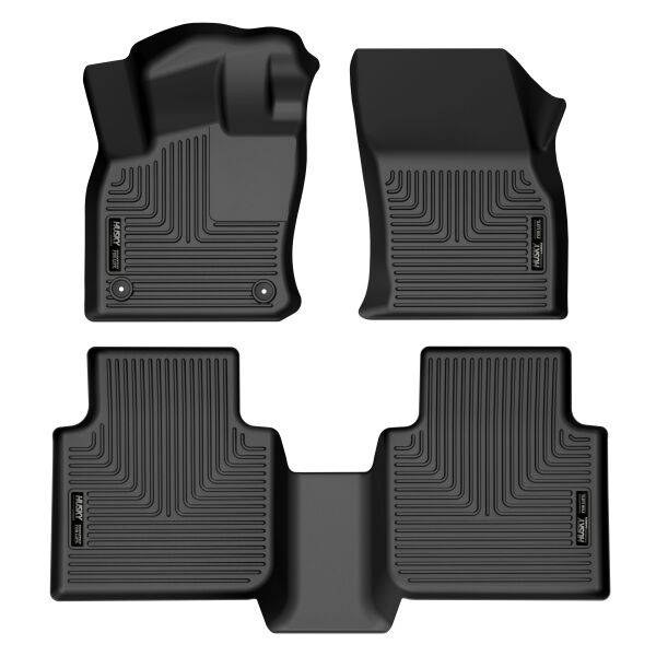 Tapetes Husky Weatherbeater 1ra y 2da Fila Color Negro para Tiguan 18 - 24