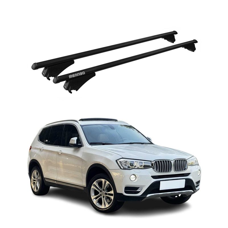 2011-2017 BMW X3 F25 Roof Rack Cross Bars Black