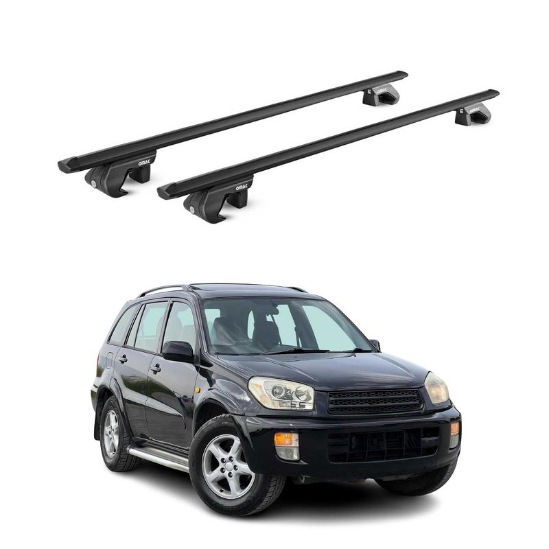 2006-2018 Toyota RAV4 Roof Rack Cross Bars Black