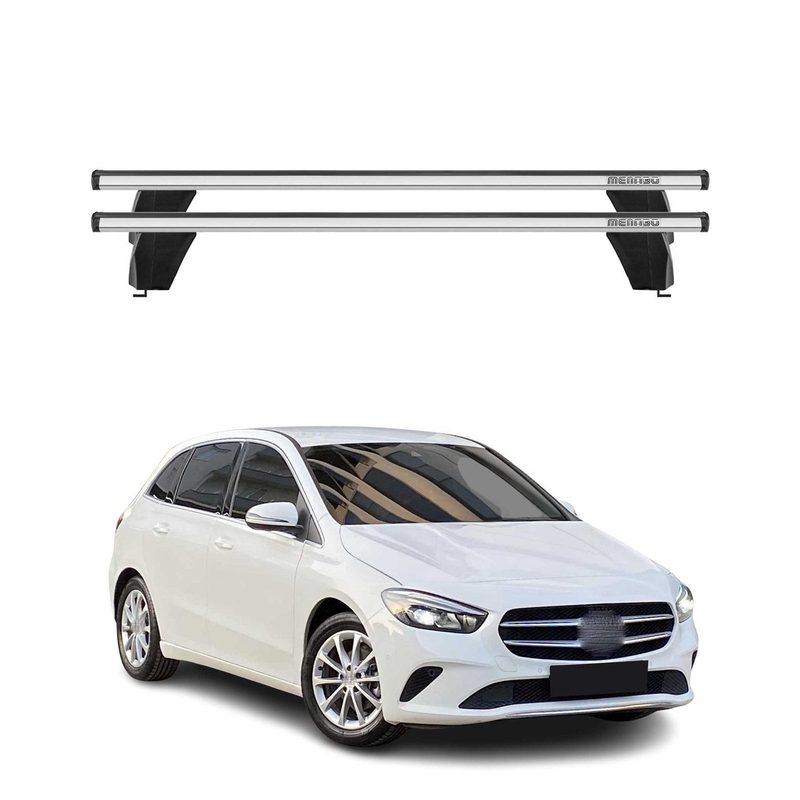 2019-2024 Mercedes B Class W247 Roof Rack Cross Bars Silver