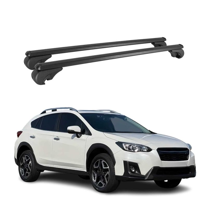 2018-2023 Subaru Crosstrek Roof Rack Cross Bars Black