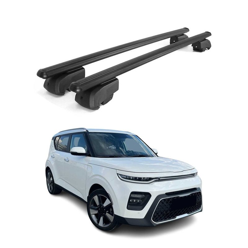 2020-2022 Kia Soul X-Line Roof Rack Cross Bars Black