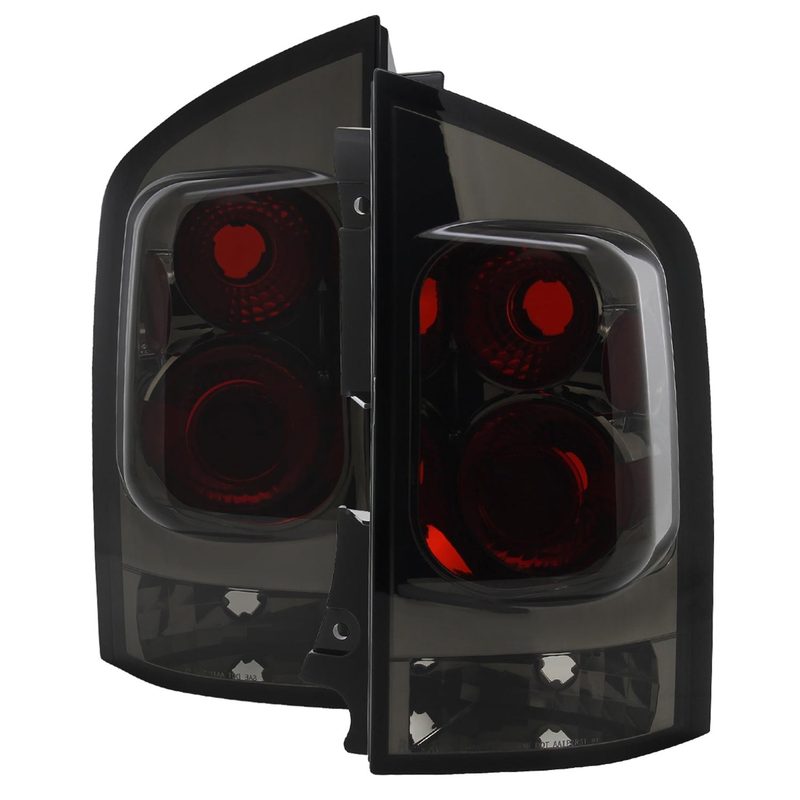 2005-2015 Nissan Armada Tail Lights Chrome Housing/Smoke Lens