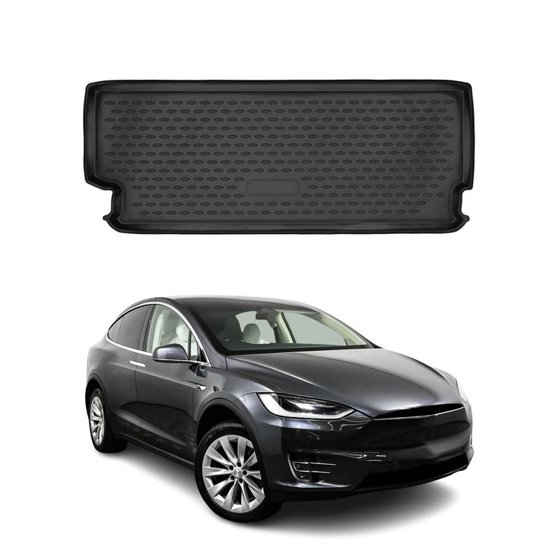 2016-2020 Tesla Model X Cargo Liner Trunk Mat All Weather Black
