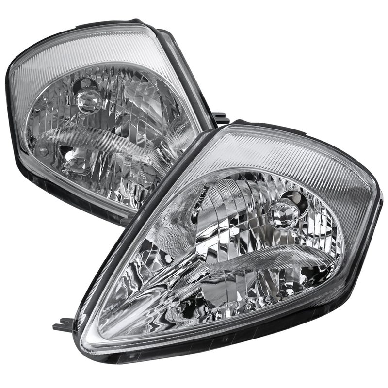 2000-2005 Mitsubishi Eclipse Factory Style Crystal Headlights Chrome/Clear