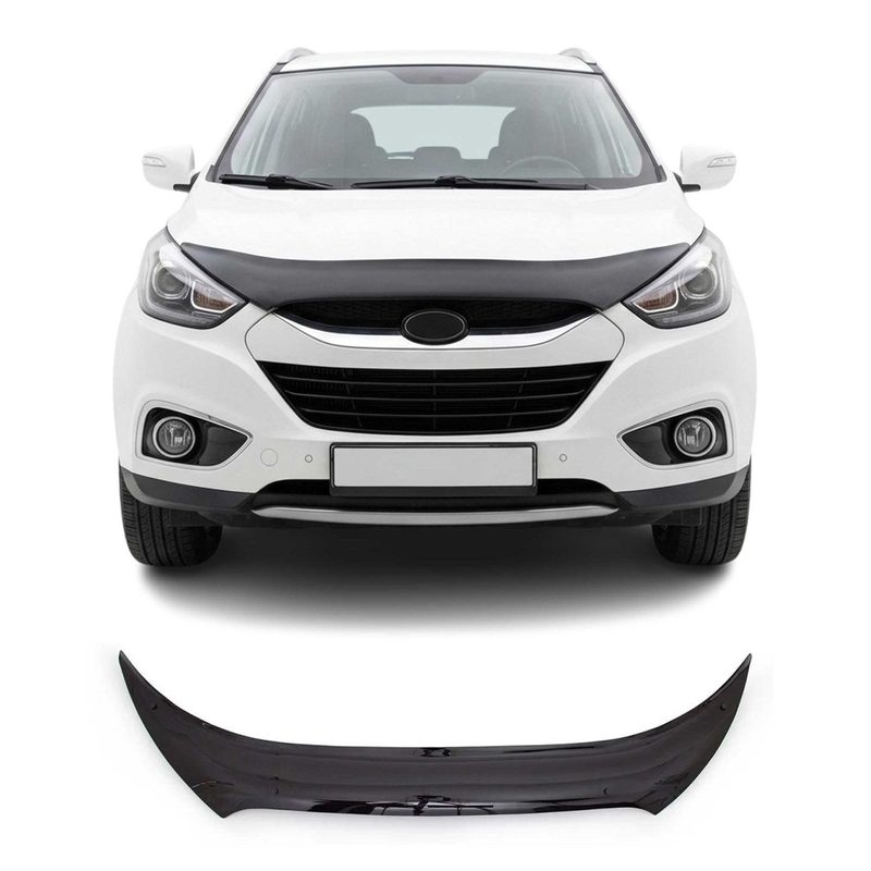2010-2015 Hyundai Tucson Front Bug Shield Hood Deflector 1 Pc Smoke