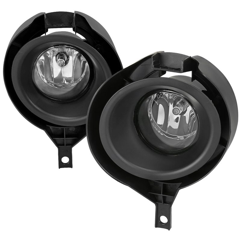 2005-2019 Nissan Frontier H11 Fog Lights Kit Switch & Wiring Harness Chrome