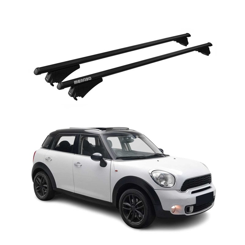 2011-2016 Mini Countryman R60 Roof Rack Cross Bars Black
