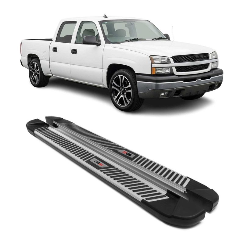 2001-2019 Chevrolet Silverado / GMC Sierra Nerf Bar Side Step Running Boards Alu