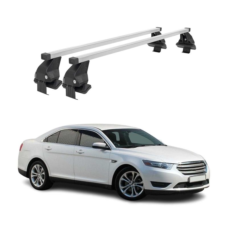 2010-2019 Ford Taurus Roof Rack Cross Bars Silver
