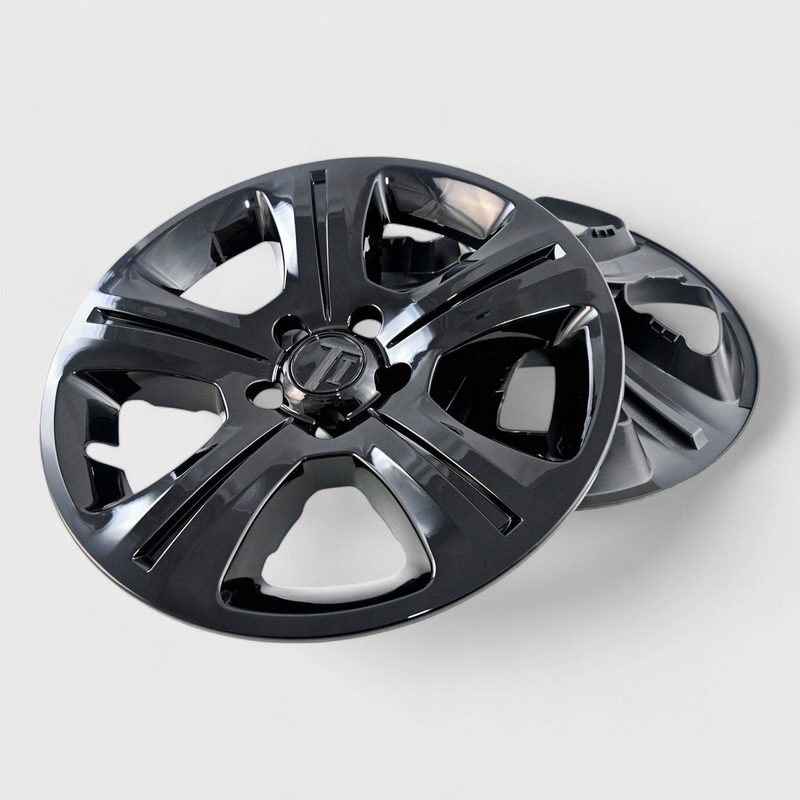 2015-2023 Dodge Charger Wheel Cover Hubcaps Set Gloss Black 8Pcs ABS Plastic