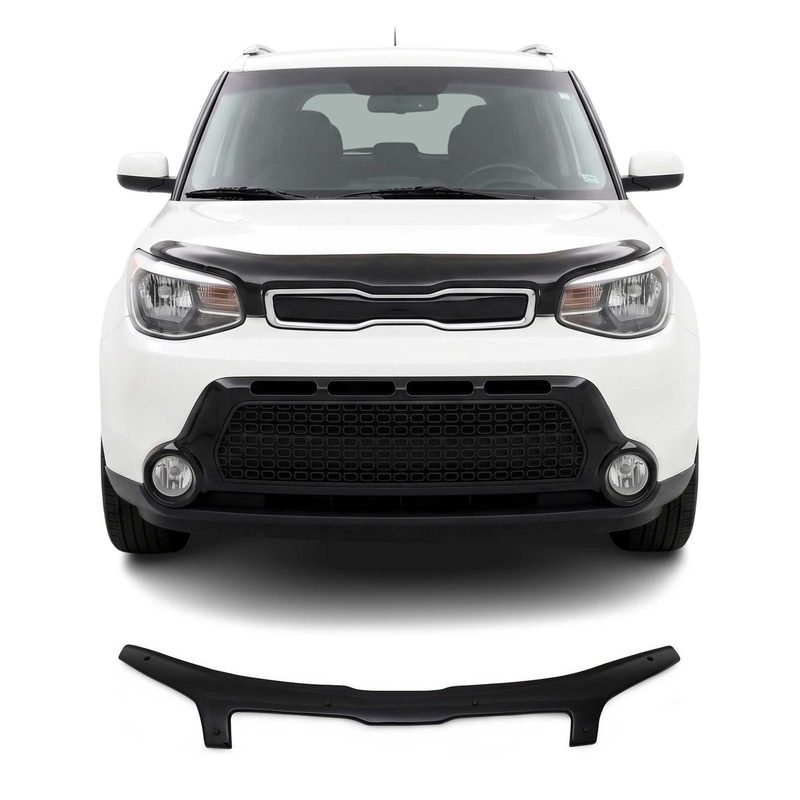 2014-2019 Kia Soul Front Bug Shield Hood Deflector 1 Pc Smoke