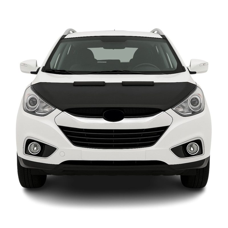 2010-2015 Hyundai Tucson Car Bonnet Mask Hood Bra Black 1 Pc