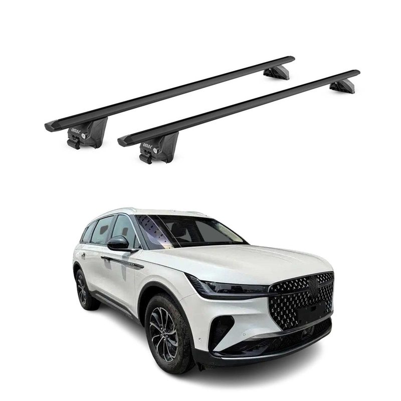2024-2026 Lincoln Nautilus Roof Rack Cross Bars Luggage Carrier Alu Black 2x