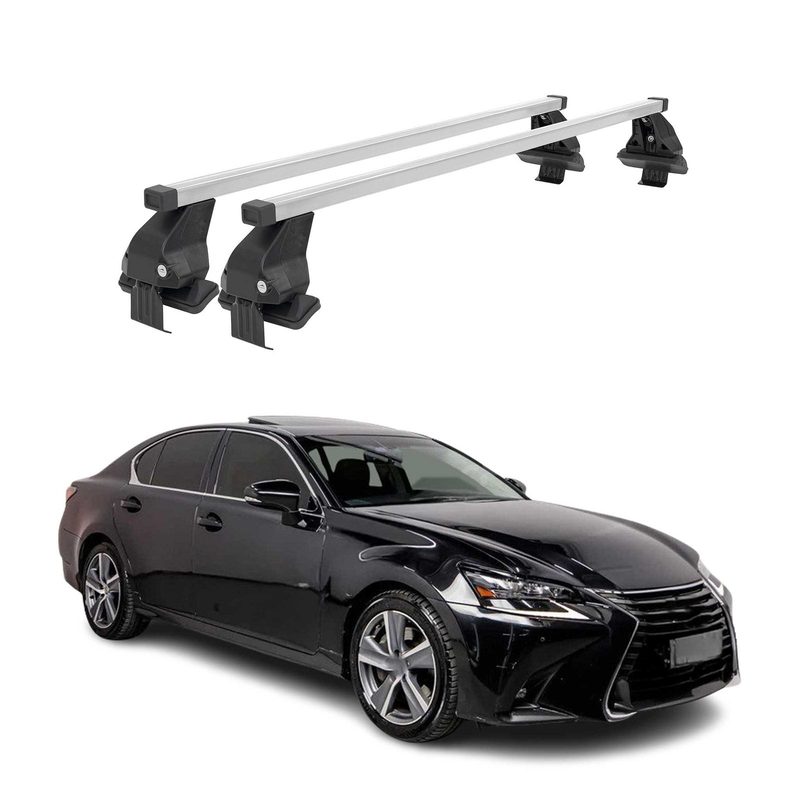 2013-2020 Lexus GS 300 350 450h Roof Rack Cross Bars Silver