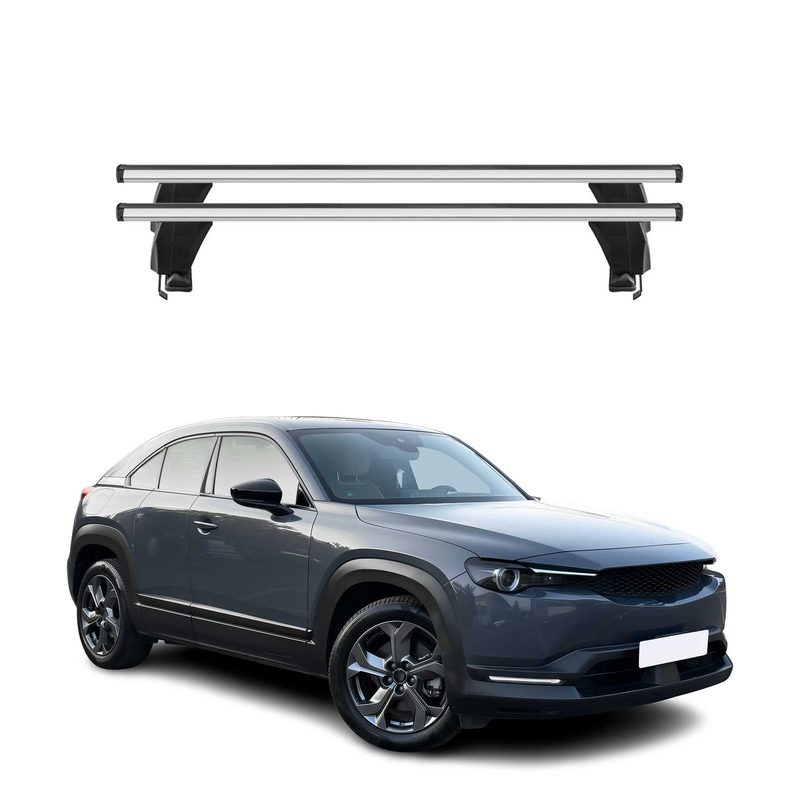 2020-2026 Mazda CX-30 Roof Rack Cross Bars Silver
