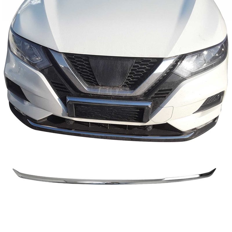 2020-2022 Nissan Rogue Sport Front Bumper Trim Molding Stainless Steel Silver 1 Pc