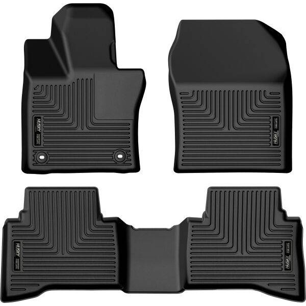 Tapetes Husky Weatherbeater 1ra y 2da Fila color Negro para Prius 22-25