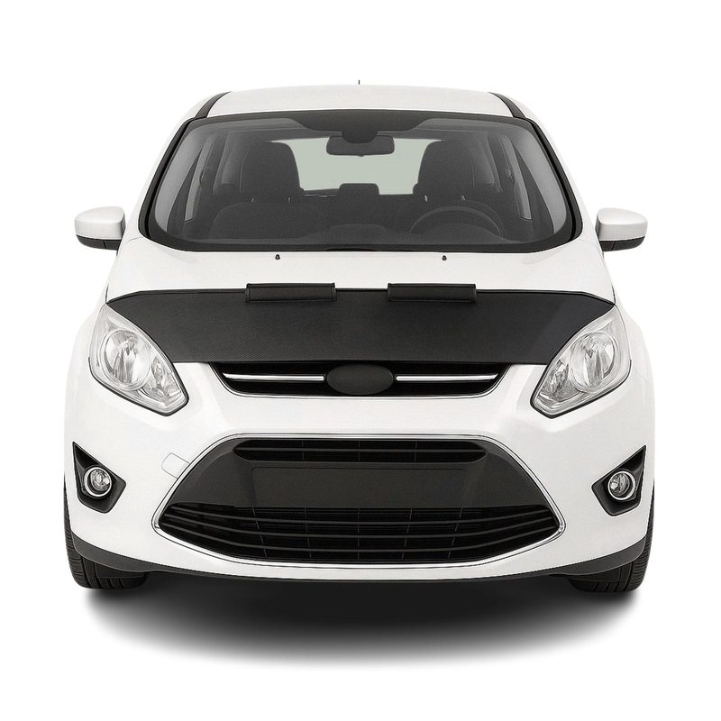 2013-2017 Ford C-Max Car Bonnet Mask Hood Bra Carbon Black