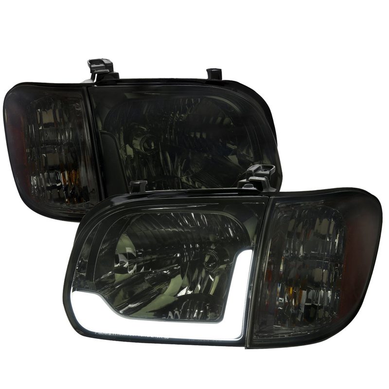 2005-2006 Toyota Tundra/05-2007 Sequoia Headlights Corner Lamps Amber & Smoke