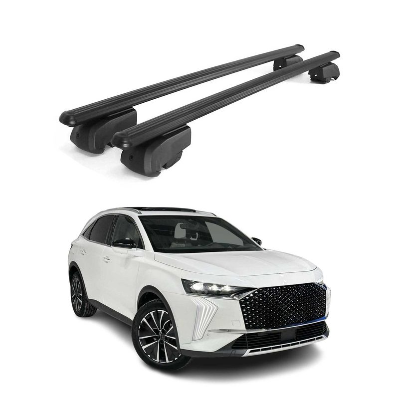 2018-2023 Citroen Crossback Roof Rack Cross Bars Black