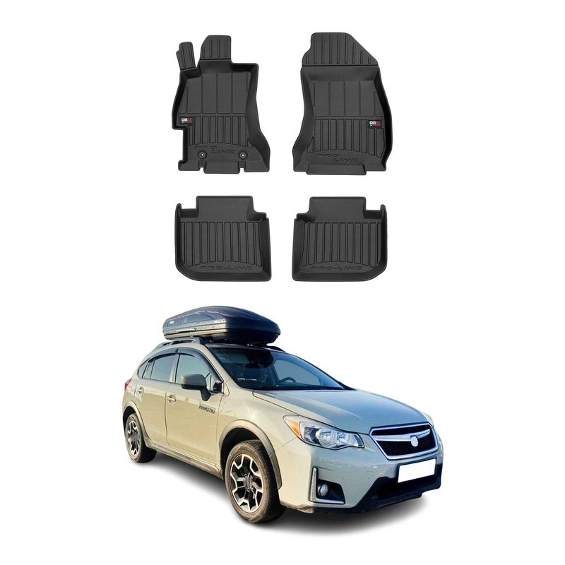 2016-2017 Subaru Crosstrek Premium Floor Mats Liners Full Set All Weather Heavy Duty