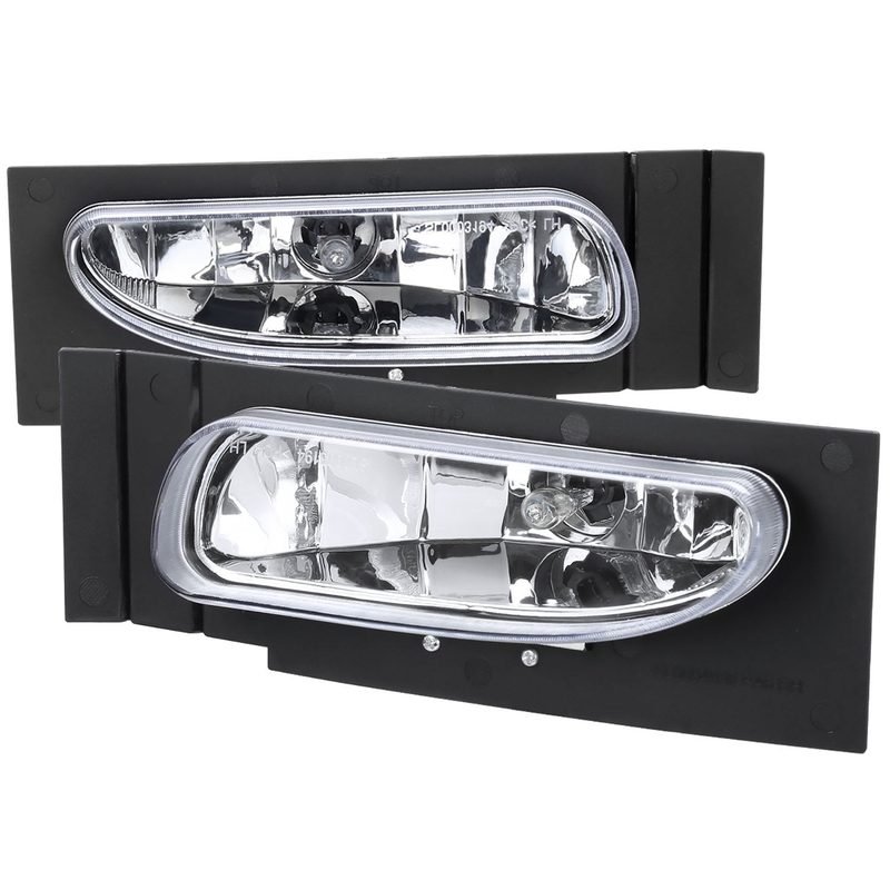 1994-1998 Ford Mustang V6 899 Fog Lights Kit Chrome Housing/Clear Lens