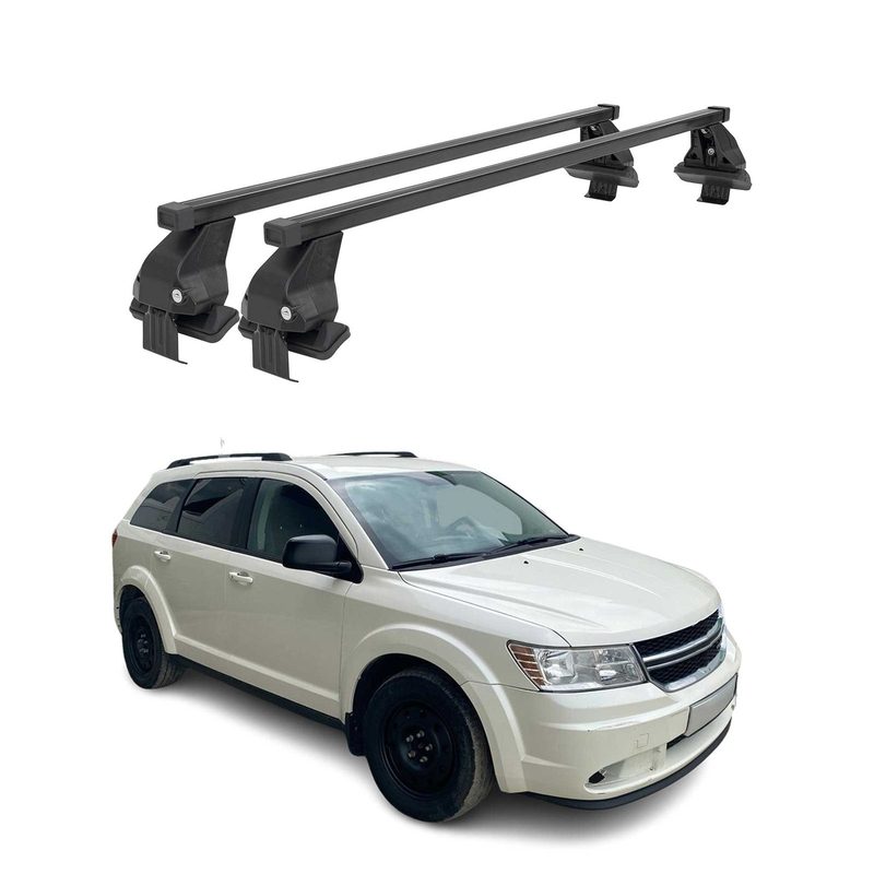 2011-2020 Dodge Journey Roof Rack Cross Bars Black