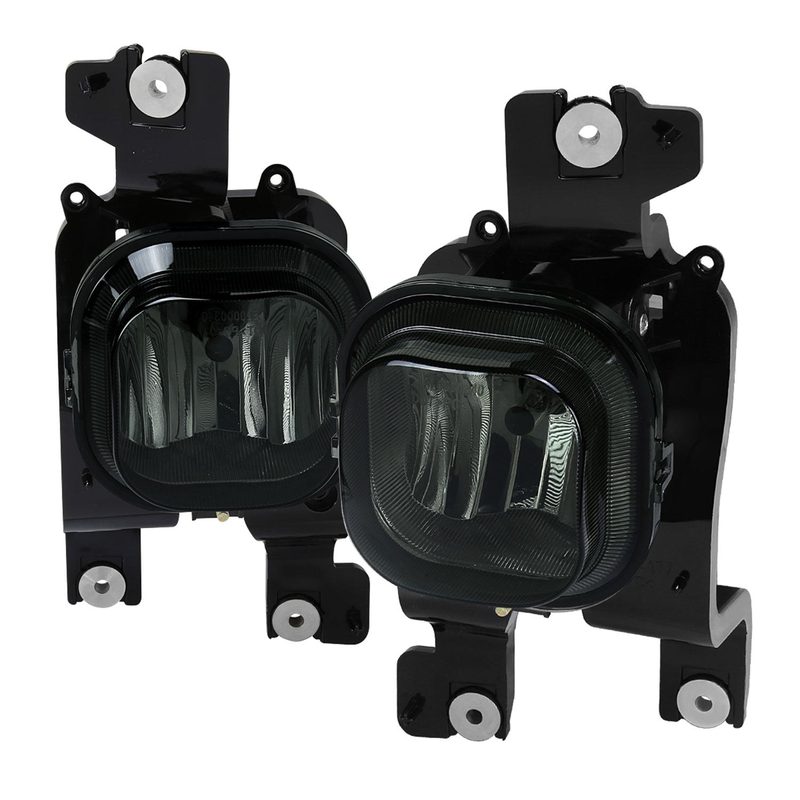 2008-2010 Ford F-250/F-350/F-450/F-550 Super Duty H10 Fog Lights Chrome/Smoke