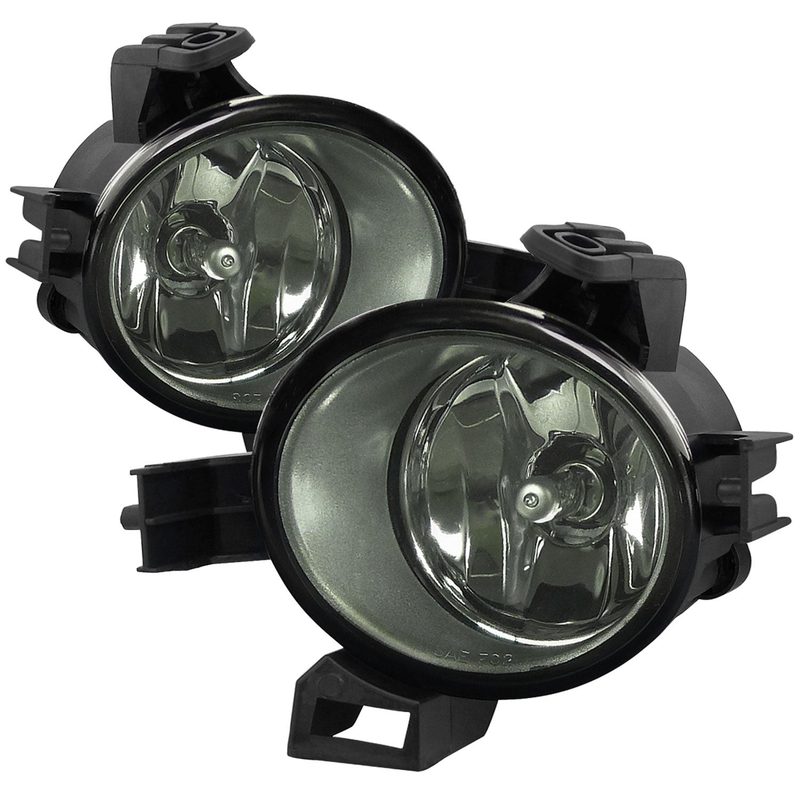 2004-2006 Nissan Quest/Altima H11 Fog Lights Kit Chrome Housing/Smoke Lens