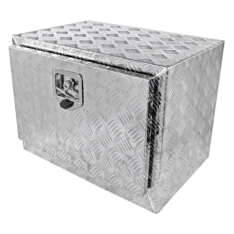 Universal 24" Heavy Duty Underbody Truck Tool Box w/ T-Handle Latch Lock & Keys