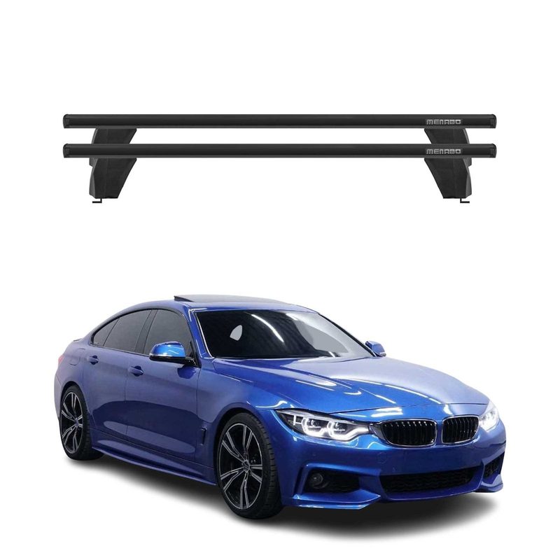 2015-2021 BMW 4 Series F36 Gran Coupe Roof Rack Cross Bars Black