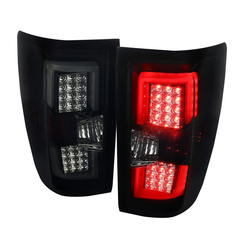 2014-2018 Chevy Silverado 1500 2500HD 3500HD/ Sierra LED Tail Lights Black