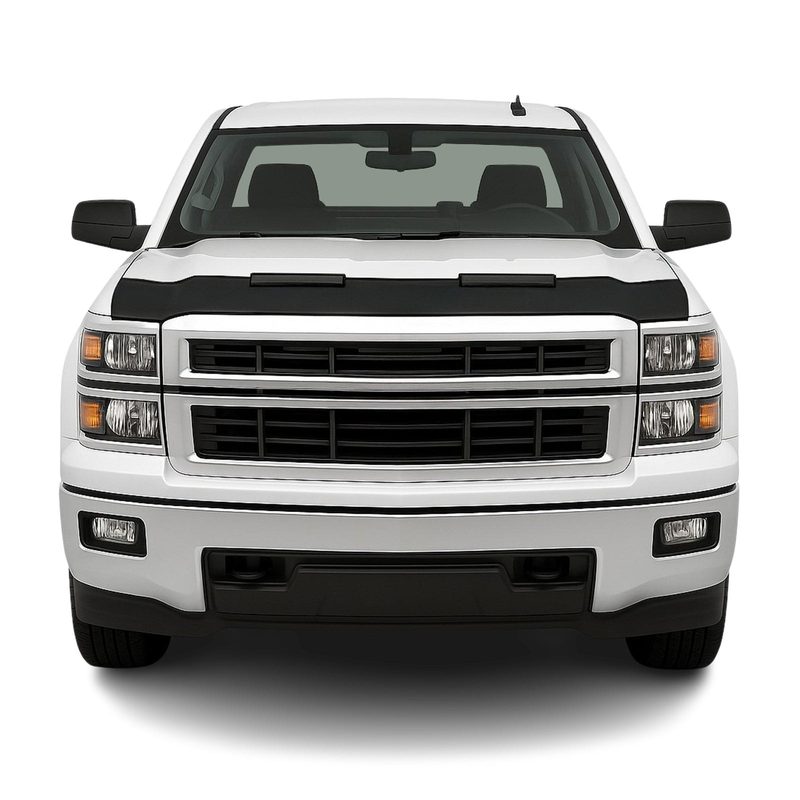 2014-2015 Chevrolet Silverado 1500 Car Bonnet Mask Hood Bra Black