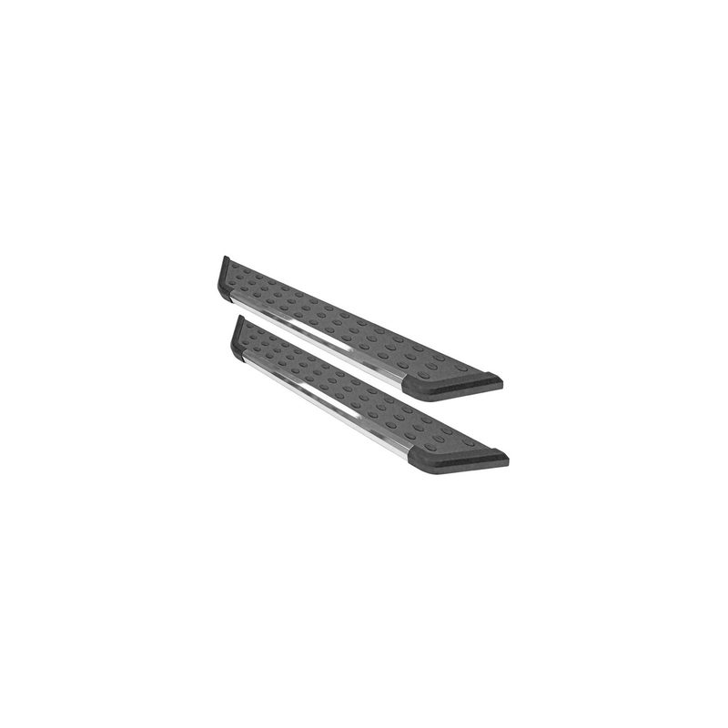 Dee Zee NXt Truck Running Boards - Black Board w/ Chrome Trim DZ16322&DEZ-DZ16337