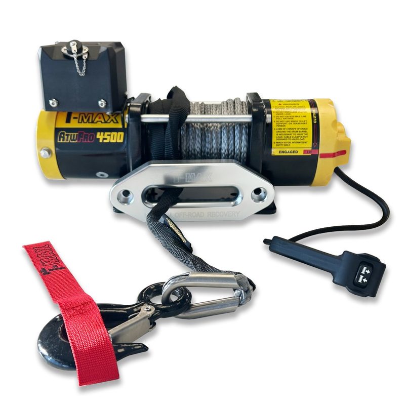 Winch T-max EW-4500 Lbs 12V (Cuerda Sintética)