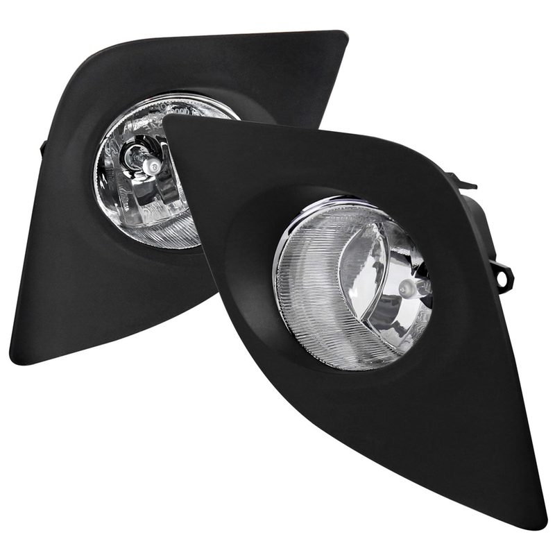 2014-2016 Toyota Corolla H16 Fog Lights Kit Chrome Housing/Clear Lens