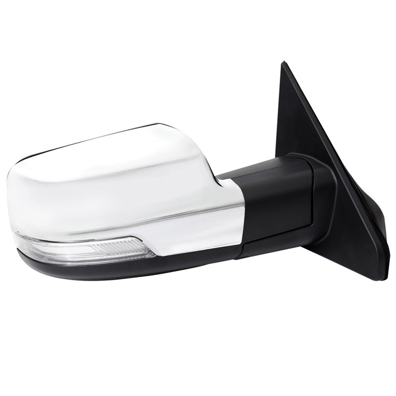 2019-2024 Dodge RAM 1500 Chrome Manual Fold & Heated Side Mirror Passenger