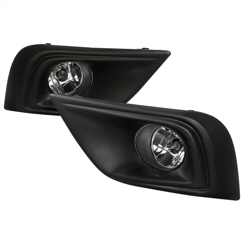 2015-2018 Nissan Murano H11 Fog Lights Kit Chrome Housing/Clear Lens